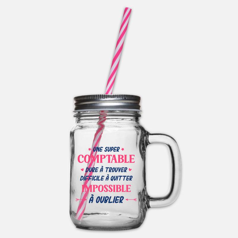 comptable - Bocal à boisson - transparent