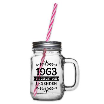 1963 - Die Geburt Von Legenden - Henkelglas mit Schraubdeckel - Klar - Rechts