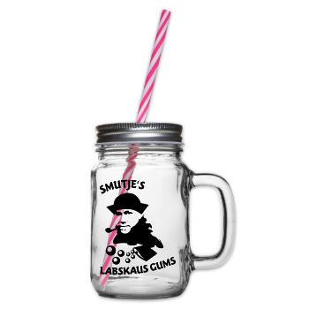 smutje's labskaus gums - Henkelglas mit Schraubdeckel - Klar - Rechts