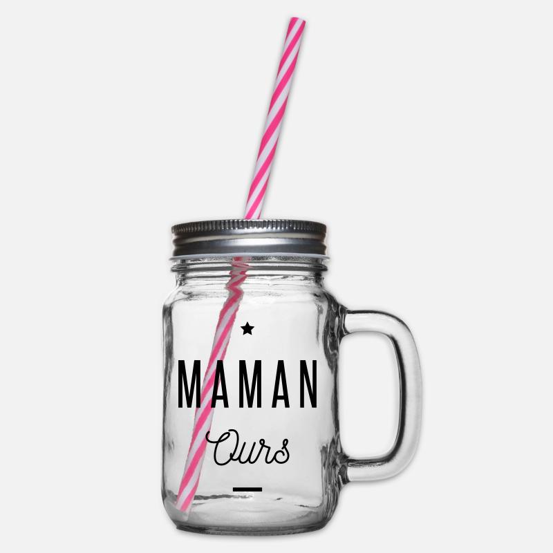 MAMAN OURS - Bocal à boisson - transparent