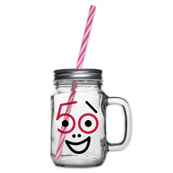 50 ans et toujours frais! - Bocal à boisson - transparent - Droite