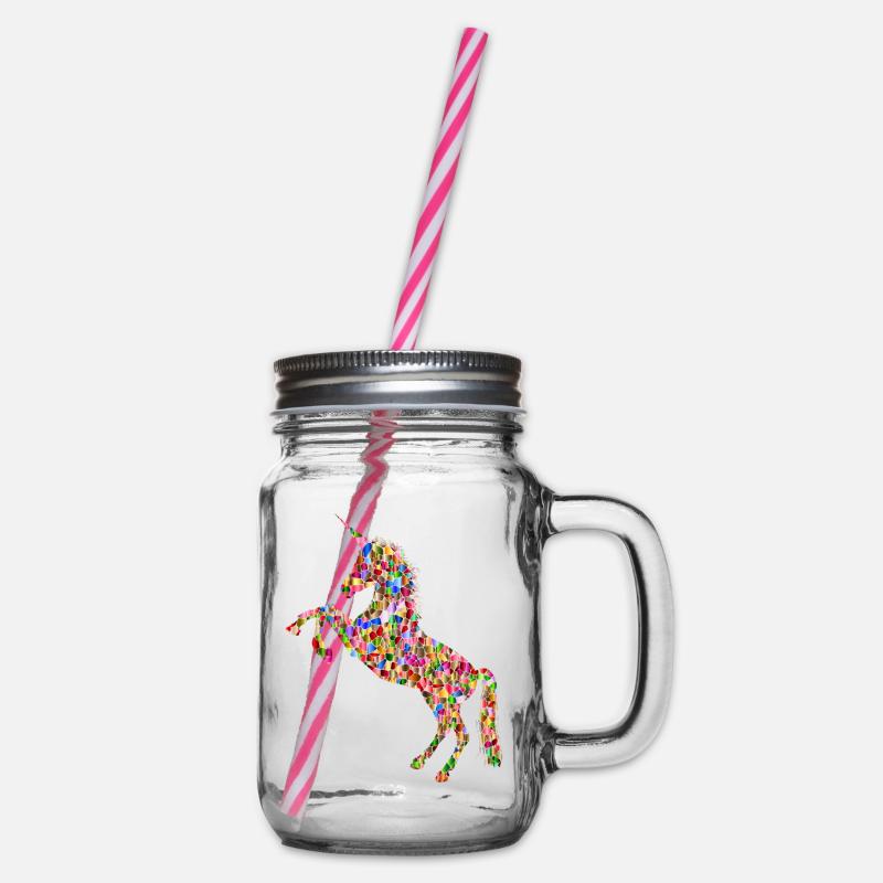 unicorn - Bocal à boisson - transparent