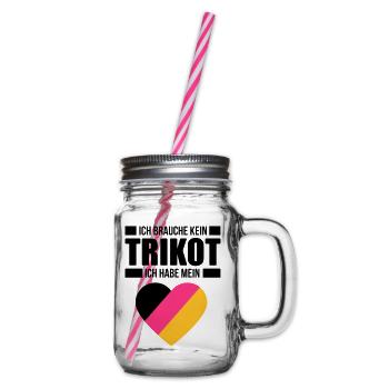 Je n'ai pas besoin de maillot - Germany Fan Shirt - Bocal à boisson - transparent - Droite