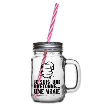 bretonne vraie poing frappe ferme - Bocal à boisson - transparent - Droite