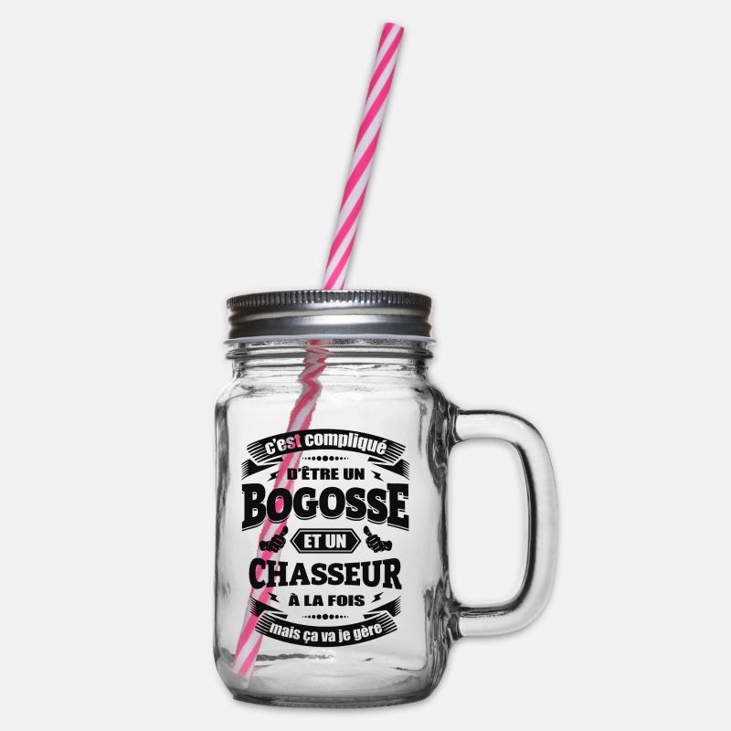 BOGOSSE ET CHASSEUR - Bocal à boisson - transparent