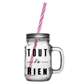 tout va rien - Bocal à boisson - transparent - Droite