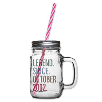 Legende seit Oktober 2002 - Henkelglas mit Schraubdeckel - Klar - Rechts