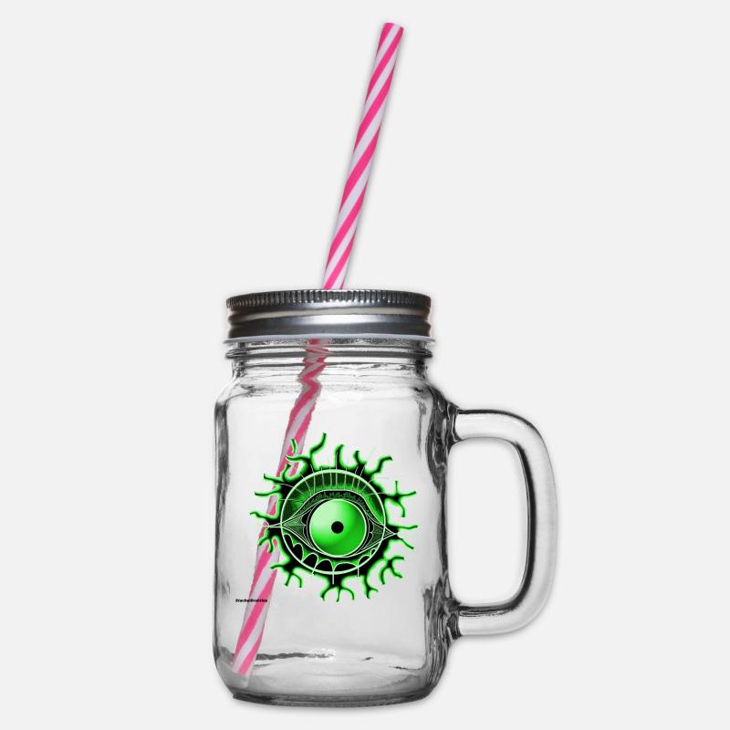 Vert œil - Bocal à boisson - transparent