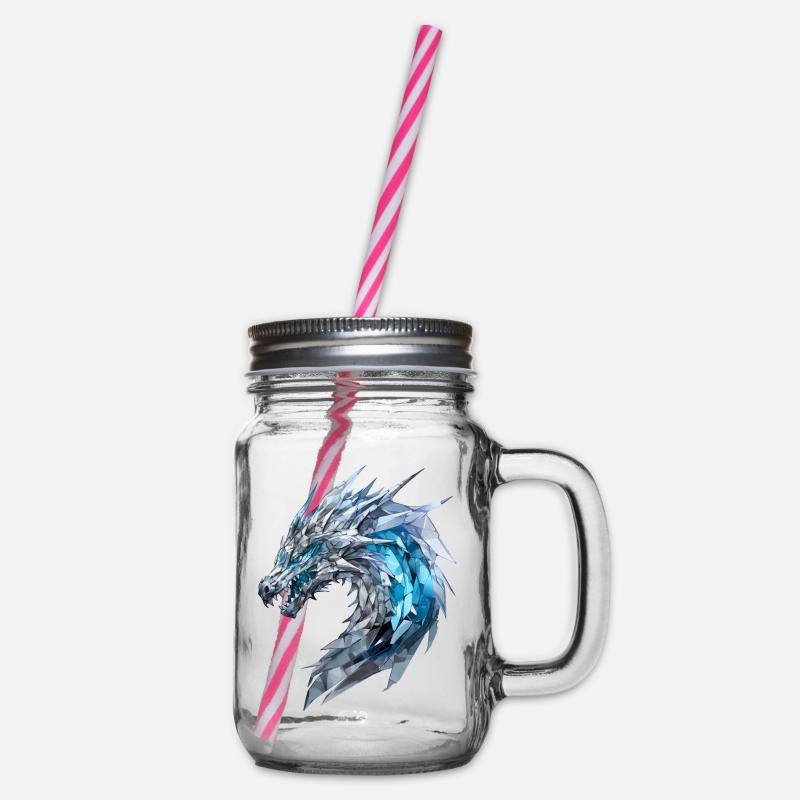 Dragon de verre - Bocal à boisson - transparent