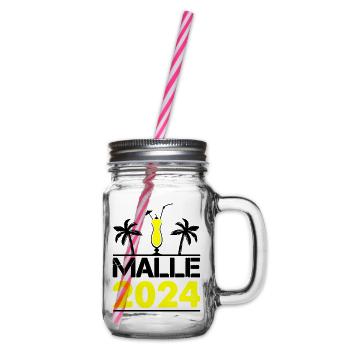 malle 2024 - Henkelglas mit Schraubdeckel - Klar - Rechts