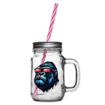 Gorilla - Henkelglas mit Schraubdeckel - Klar - Rechts
