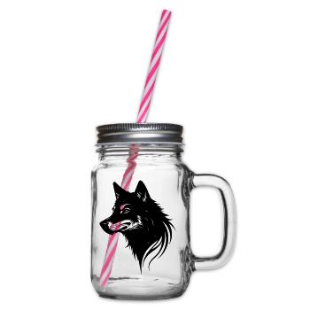 Wolf - Henkelglas mit Schraubdeckel - Klar - Rechts