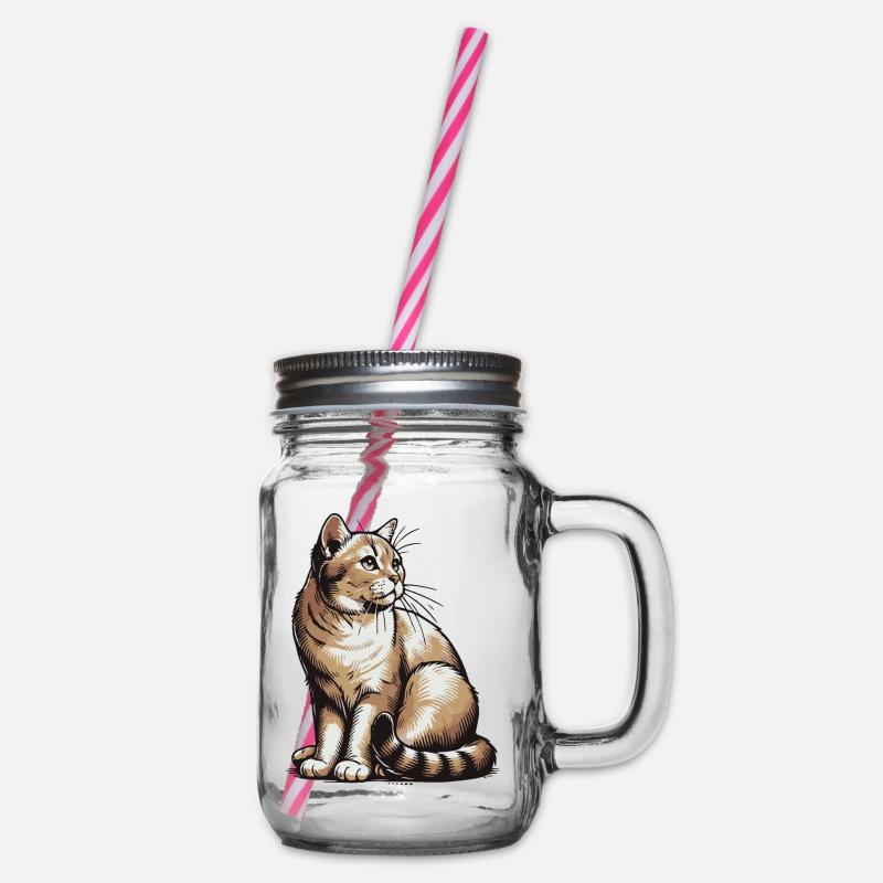 Chat - Bocal à boisson - transparent