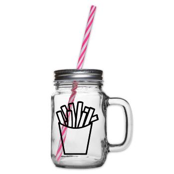 Frites - Bocal à boisson - transparent - Droite