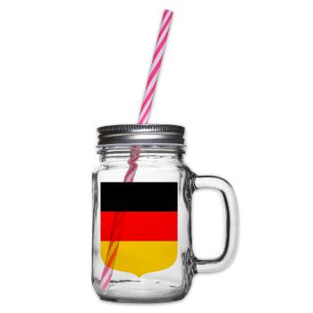 Deutschland - Henkelglas mit Schraubdeckel - Klar - Rechts