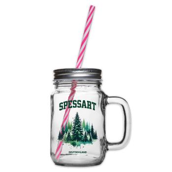Spessart Allemagne Chemise Forêt Nature Randonnée - Bocal à boisson - transparent - Droite