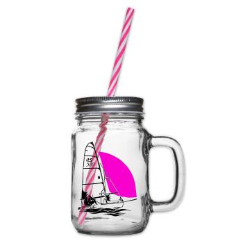 RS 500 Régate de dériveurs à voile voile de couleur - Bocal à boisson - transparent - Droite