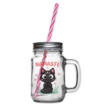Namaste Chat Zen - Bocal à boisson - transparent - Droite