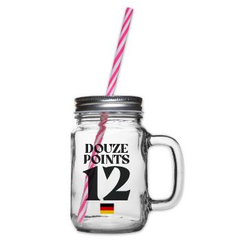 Douze points 12 Allemagne Eurovision - Bocal à boisson - transparent - Droite