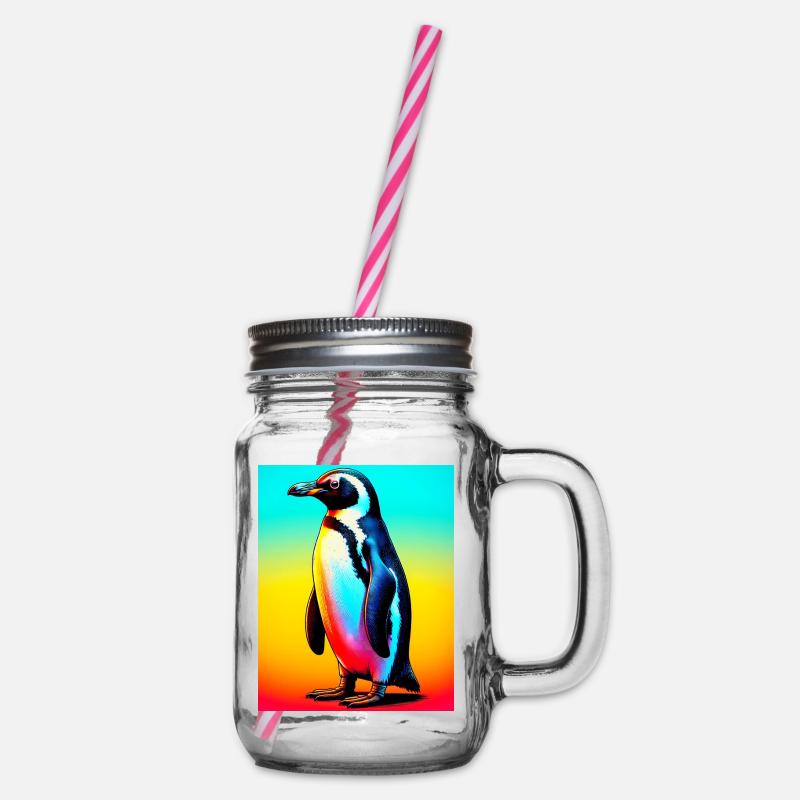 pingouin - Bocal à boisson - transparent