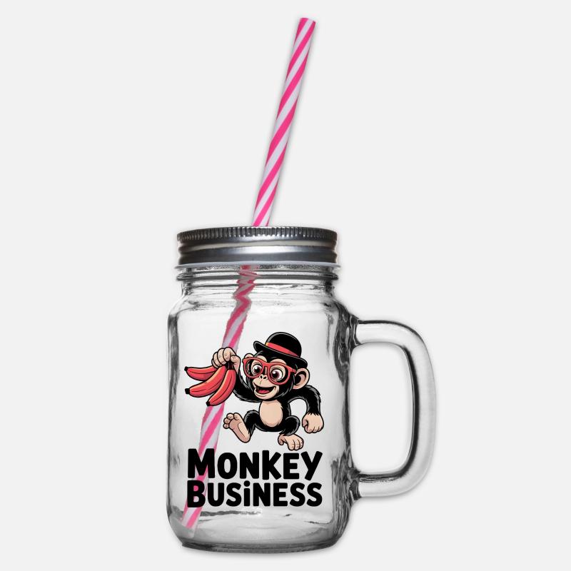 Affaires de singes - Bocal à boisson - transparent