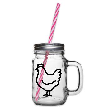 poulet - Bocal à boisson - transparent - Droite