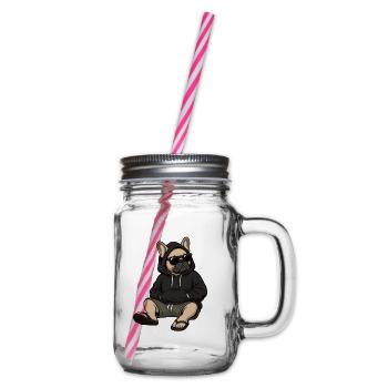 Bouledogue français Frenchie Propriétaire de Frenchie - Bocal à boisson - transparent - Droite