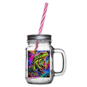 Frosch - Henkelglas mit Schraubdeckel - Klar - Rechts