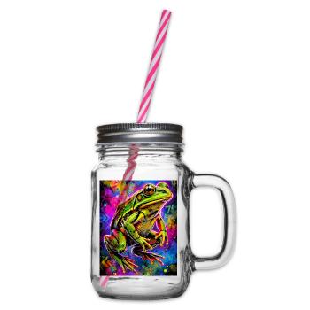 Frosch - Henkelglas mit Schraubdeckel - Klar - Rechts