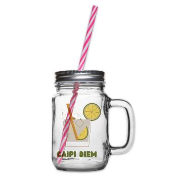CAIPI DIEM - Henkelglas mit Schraubdeckel - Klar - Rechts