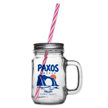 Paxos Tripitos Arch - Henkelglas mit Schraubdeckel - Klar - Rechts