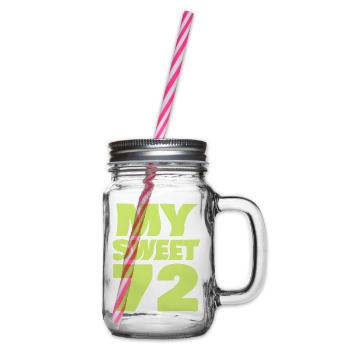 Sweet 72 - Henkelglas mit Schraubdeckel - Klar - Rechts
