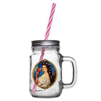 Kaiserin Sisi – Österreich Vintage - Sissi - Henkelglas mit Schraubdeckel - Klar - Rechts