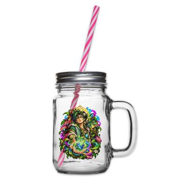 Ökologie und Schutz der Lebenden × Psychedelika. - Henkelglas mit Schraubdeckel - Klar - Rechts