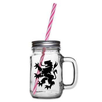 lion des flandres - Bocal à boisson - transparent - Droite