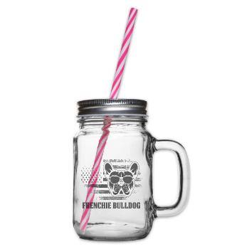 Frenchie Bulldog - Bocal à boisson - transparent - Droite