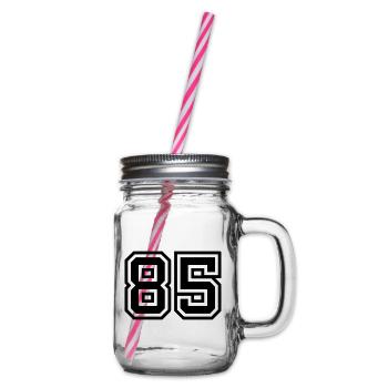 Symbole numérique 85 - Bocal à boisson - transparent - Droite