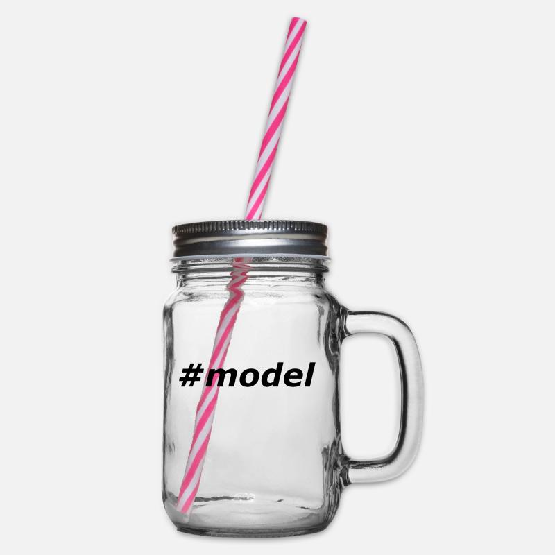 #model - Henkelglas mit Schraubdeckel - Klar
