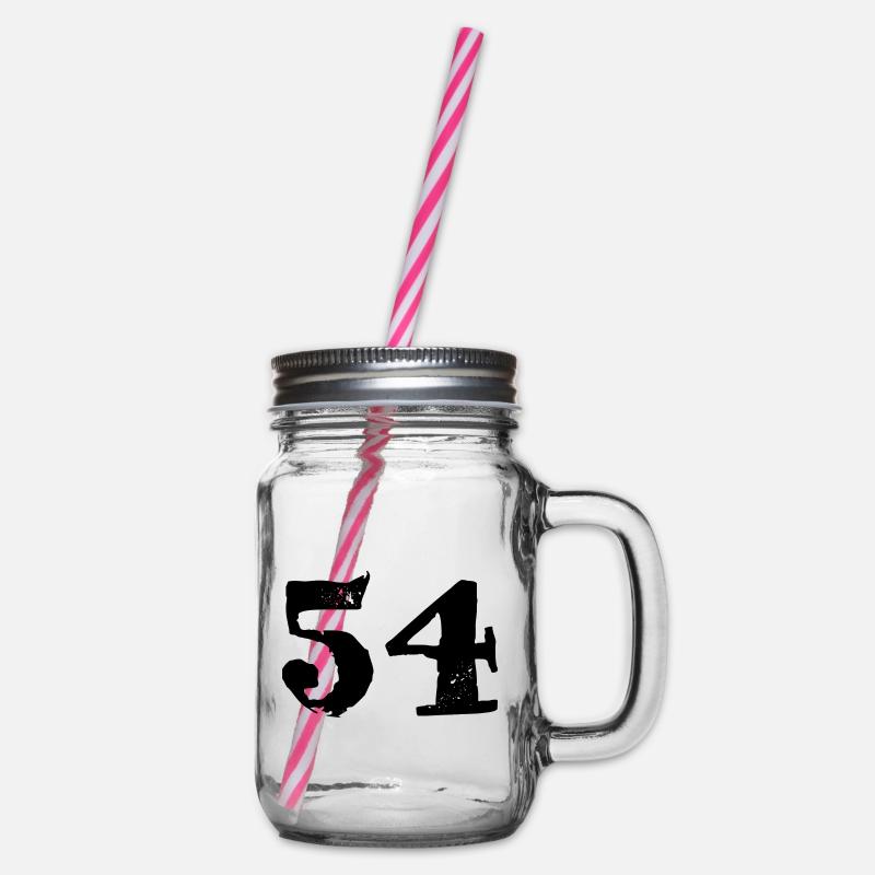 Maillot à 54 numéros - Bocal à boisson - transparent