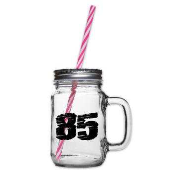 85 Maillot numéro - Bocal à boisson - transparent - Droite