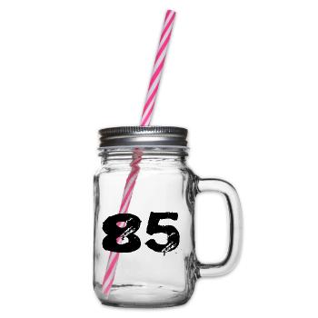 85 Maillot numéro - Bocal à boisson - transparent - Droite