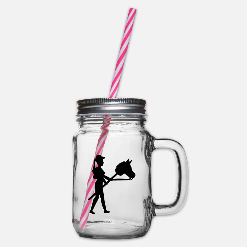Cheval cadeau de cheval - Bocal à boisson - transparent
