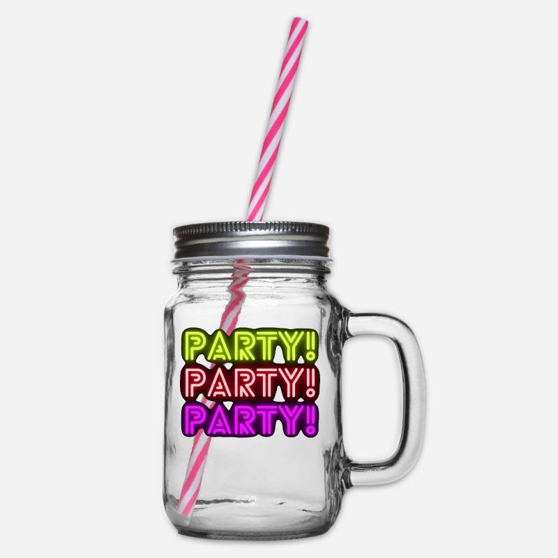 DIE PARTEI - Henkelglas mit Schraubdeckel - Klar