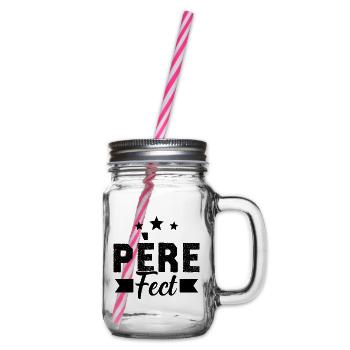 Père-Fect Fête Des Pères Humour Cadeau Papa - Bocal à boisson - transparent - Droite