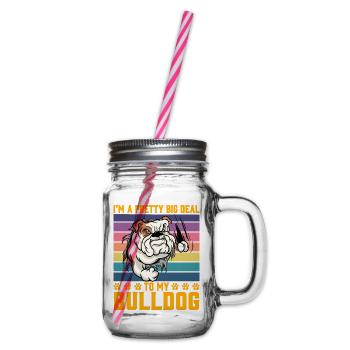 Je suis un gros problème pour mon Bulldog - Bocal à boisson - transparent - Droite