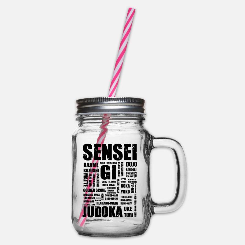 Judo - Bocal à boisson - transparent
