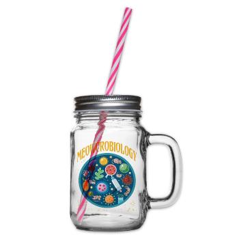 Mauzkrobiologie - Henkelglas mit Schraubdeckel - Klar - Rechts