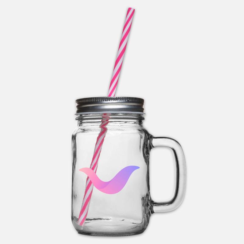 Nébuleuse Gradient Swoosh - Bocal à boisson - transparent
