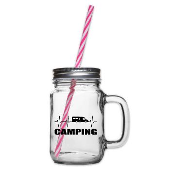 camping - Henkelglas mit Schraubdeckel - Klar - Rechts