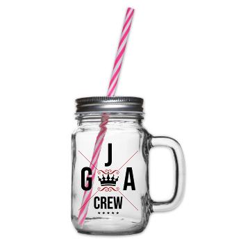 Jga Crew Junggesellenabschied - Henkelglas mit Schraubdeckel - Klar - Rechts